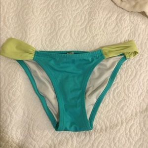 Turquoise and green VS bikini bottom